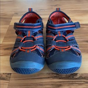 Toddler Boy Stride Rite Riff Sandals 9 Navy Blue